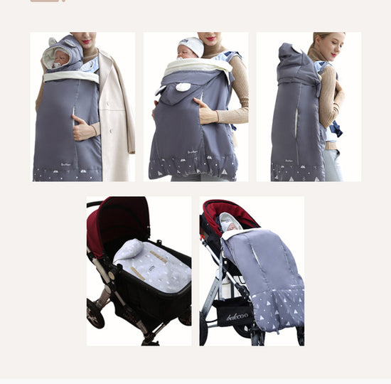 Warm Baby Carrier Cloak Cover Windproof Quilt Stroller Accessories Lulu & Hues