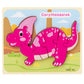 Baby Wooden Cartoon Dinosaur 3D Puzzle Jigsaw for Kids Montessori Early Learning Educational Puzzle Toys Lulu & Hues