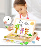 Wooden Magnetic Puzzle Toys Children 3D Puzzle Box Figure Animals Circus Writing Drawing Board Learning Education Toys For Kids Lulu & Hues