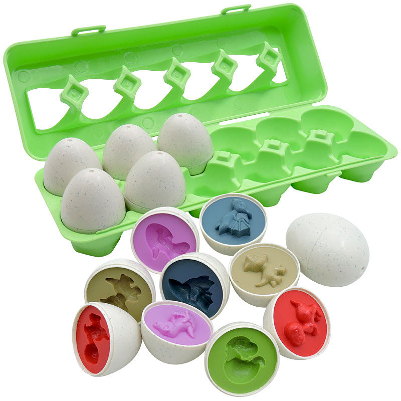 Baby Learning Educational Toy Smart Egg Toy Games Shape Matching Sorters Toys Montessori Eggs Toys For Kids Children Lulu & Hues