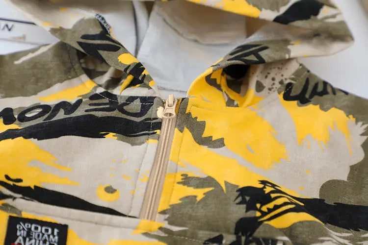 Wild casual camouflage children&