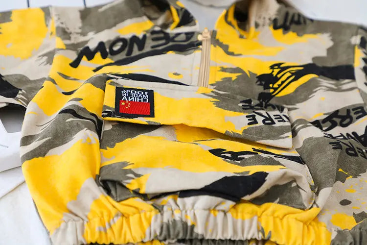 Wild casual camouflage children&