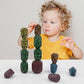 Kids Rainbow Assembling Cactus Wooden Stacker Building Blocks Baby Early Educational Montessori Toys For Children Learning Tower Lulu & Hues